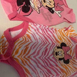 2 Minnie Mouse onesies 1Free
